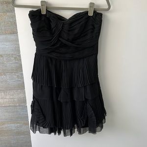 Dvf black Brighton silk minidress 0